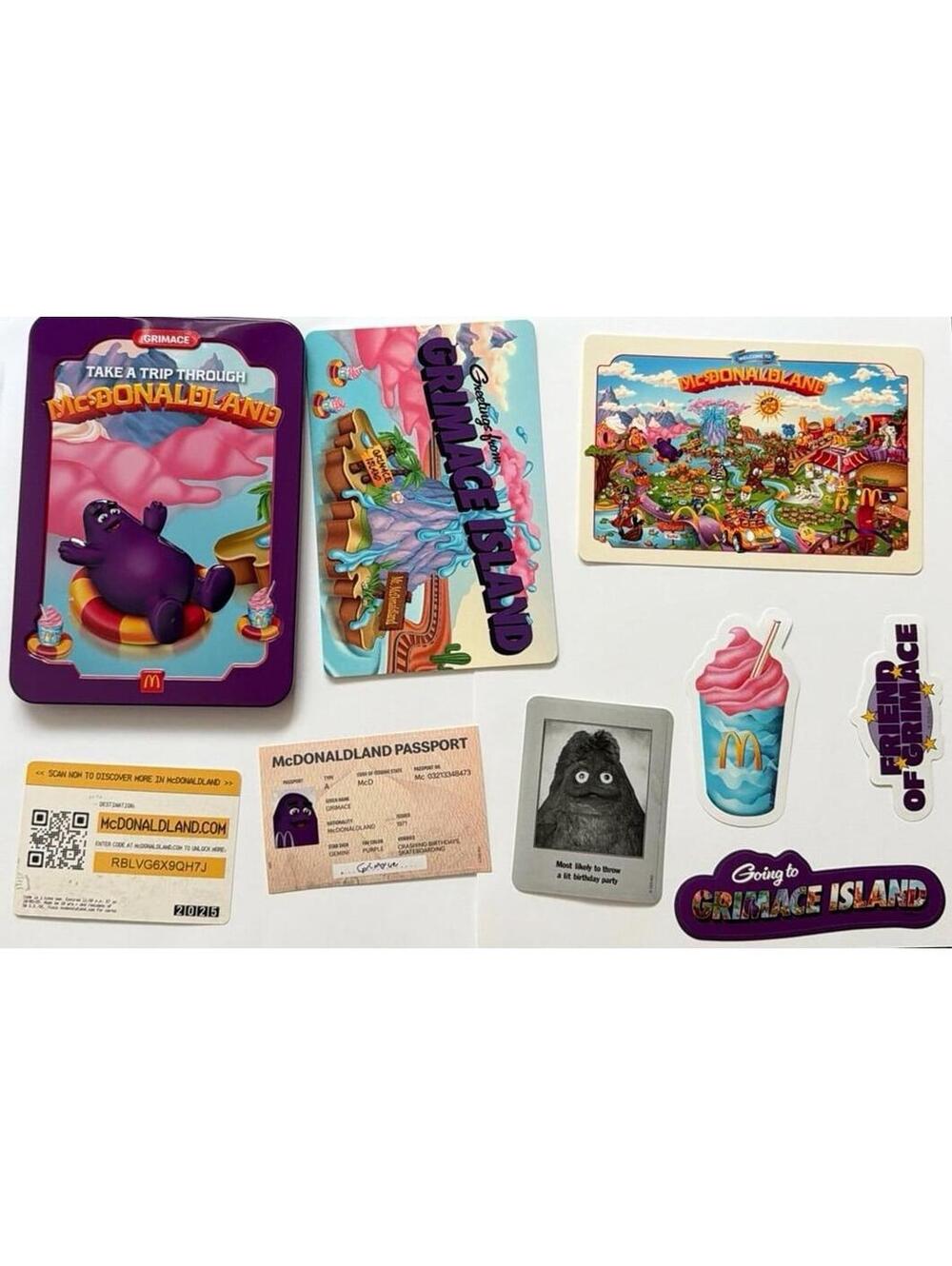 McDonald's McDonaldland Grimace Island Collectible